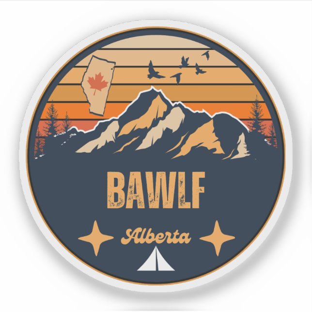 Bawlf, Alberta Sticker (Front)