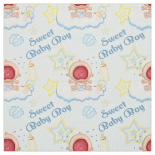 Bawling Baby Boy Fabric