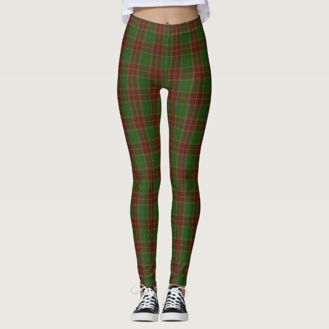 Baxter (Buchanan) Clan Tartan Leggings (Front)