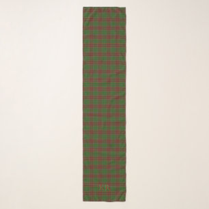 Baxter Clan Tartan with your monogram / initials Scarf