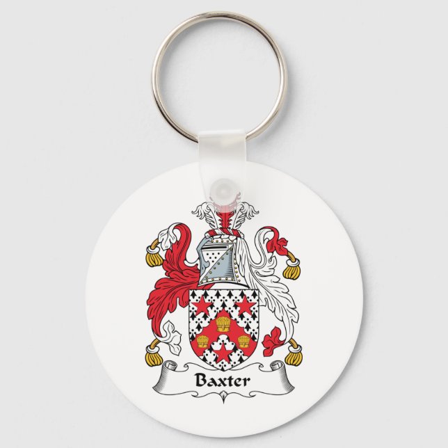 Baxter Family Crest Keychain (Front)