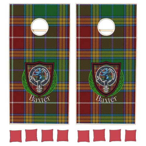 Baxter Scottish Clan Tartan Crest