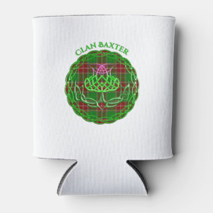 Baxter Scottish Tartan Celtic Thistle Can Cooler