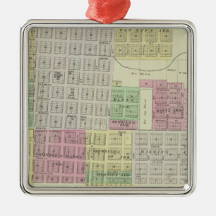 Baxter Springs, Cherokee County, Kansas Metal Ornament