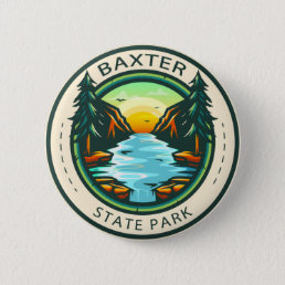 Baxter State Park Maine Badge Button