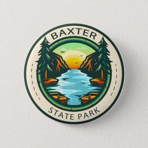 Baxter State Park Maine Badge Button