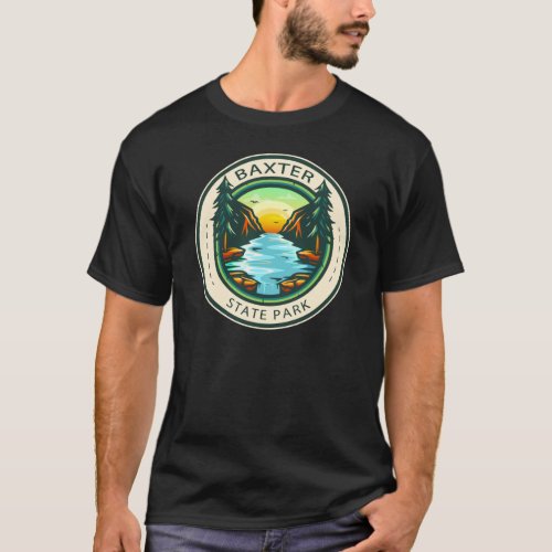 Baxter State Park Maine Badge T_Shirt