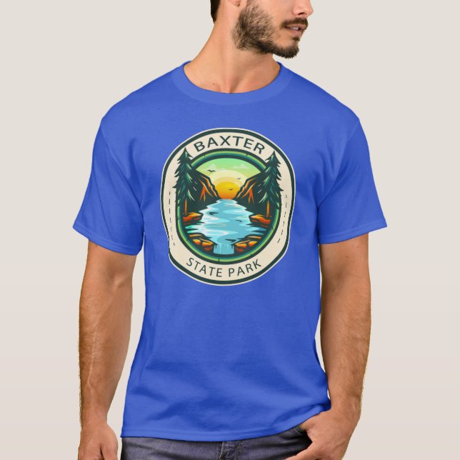 Baxter State Park Maine Badge T-Shirt (Front)
