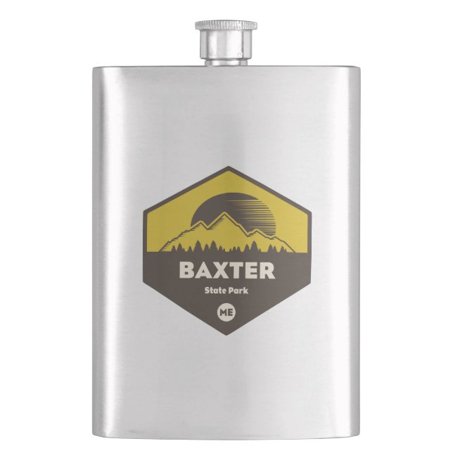 Baxter State Park, Maine Flask (Front)