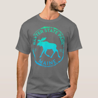 Baxter State Park Maine Moose Outdoors T-Shirt