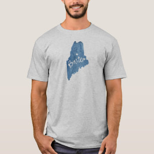 Baxter State Park Maine Wood Grain T-Shirt