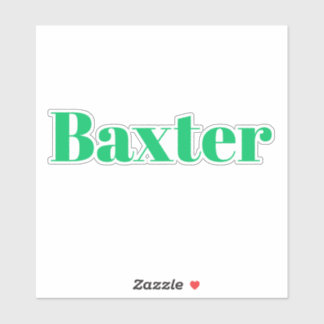 Baxter Sticker