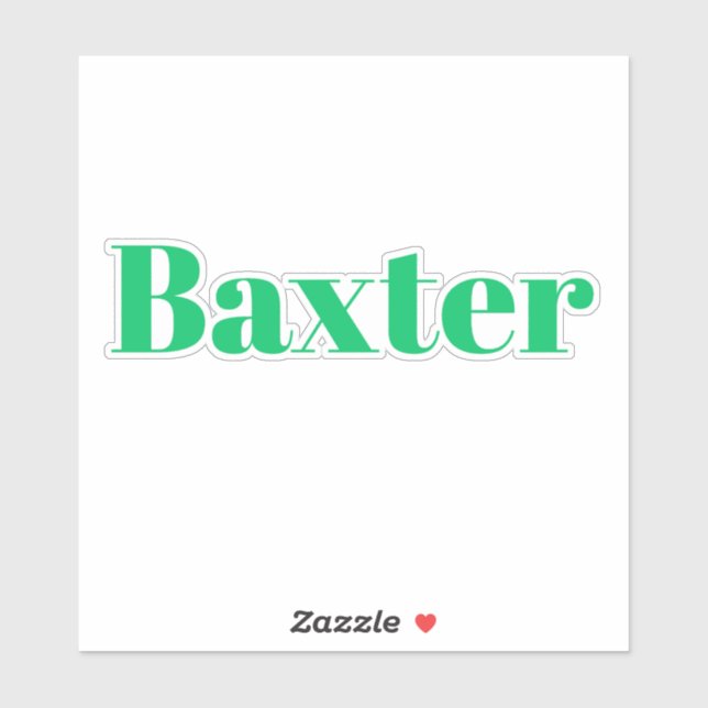 Baxter Sticker (Sheet)
