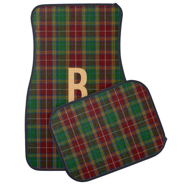 Baxter Tartan Plaid Car Mat Set (Set)