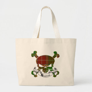 Baxter Tartan Skull Tote Bag