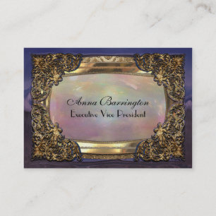 Baxterly's Elegant Pearl Professional Business Card