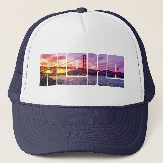Bay Aloha Trucker Hat (Front)
