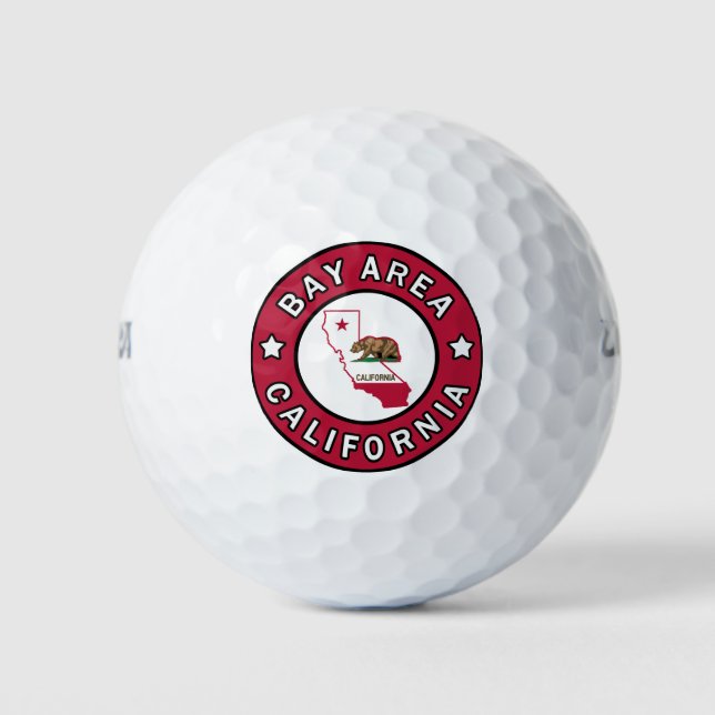 Bay Area California Golf Balls (Front)