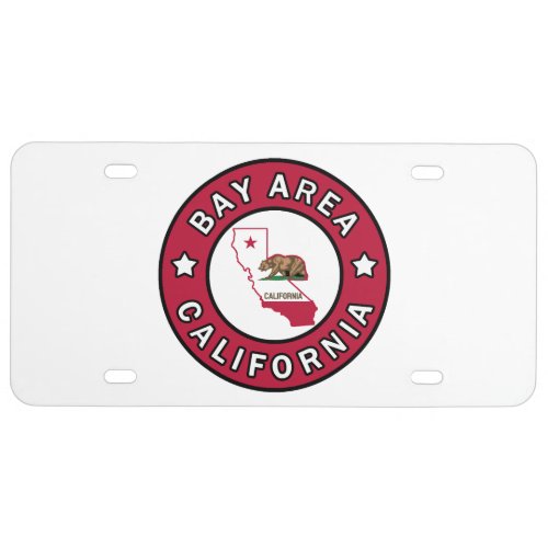Bay Area California License Plate