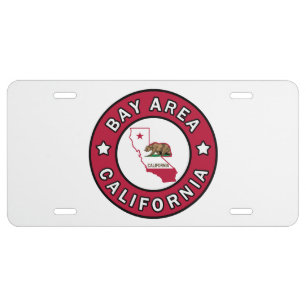 Bay Area California License Plate