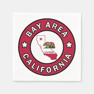 Bay Area California Paper Napkins