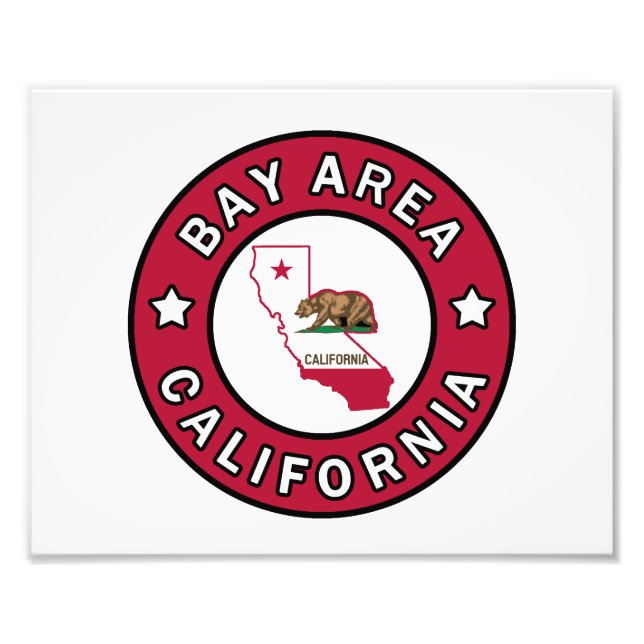 Bay Area California Photo Print (Front)
