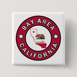 Bay Area California Pinback Button
