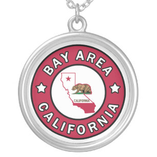 Bay Area California Silver Plated Necklace