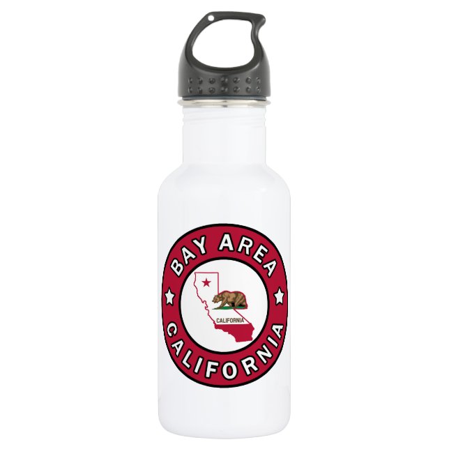 Bay Area California Stainless Steel Water Bottle (Front)