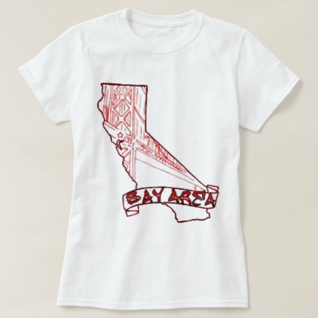 Bay Area California T-Shirt (Design Front)