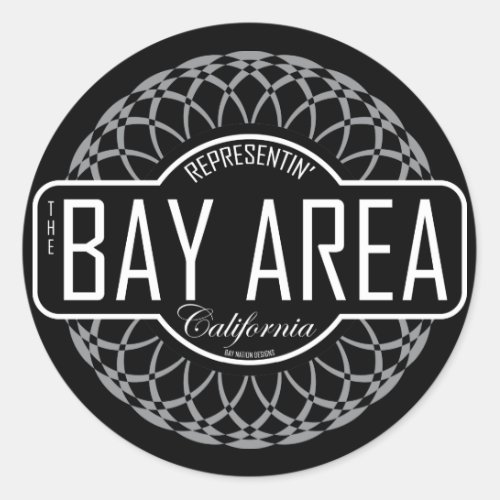 Bay Area Classic Round Sticker