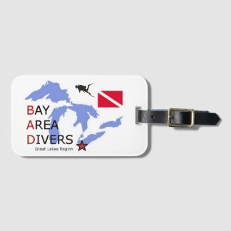 Bay Area Divers Great Lakes Region Luggage Tag