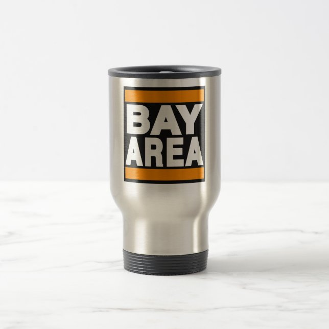 Bay Area Orange Travel Mug (Center)
