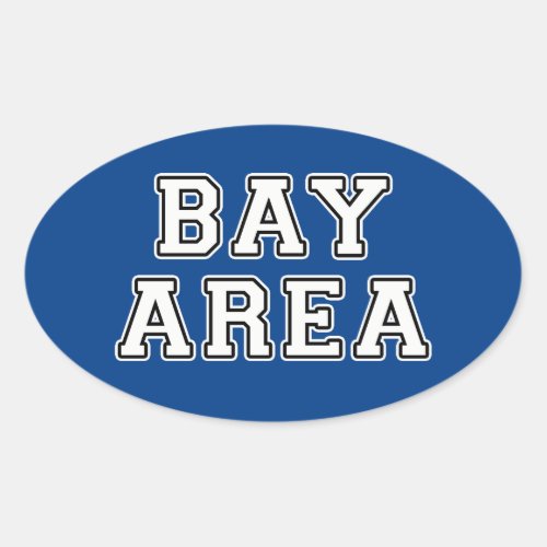 Bay Area Oval Sticker