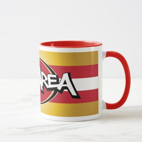 Bay Area Red  Gold Mug