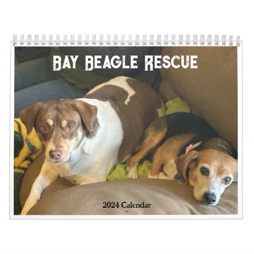 Bay Beagle Rescue 2024 Calendar