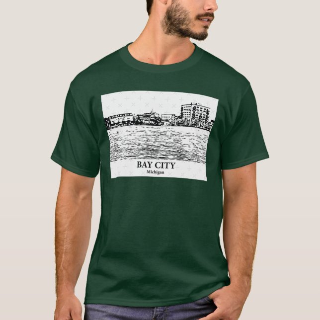 Bay City Michigan T-Shirt (Front)
