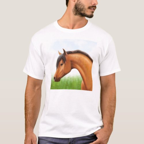 Bay Egyptian Arabian Horse T_Shirt