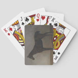 Bay Gelding Horse (by Albrecht Adam) Poker Cards