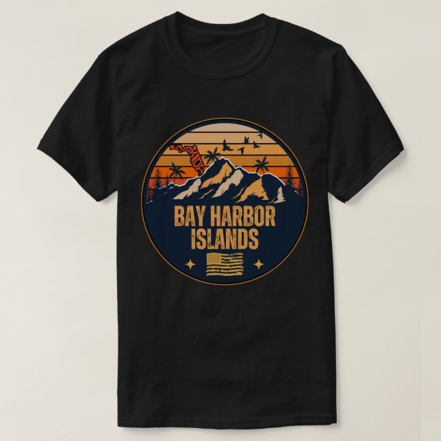 Bay Harbor Islands, Florida  T-Shirt (Design Front)