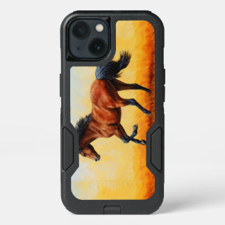Bay Horse Galloping iPhone 13 Case