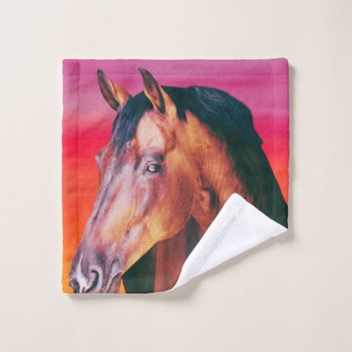 Bay Horse Gradient    Bath Towel Set