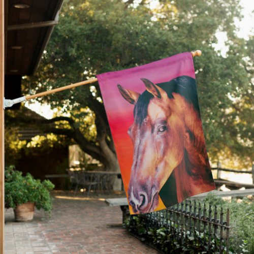 Bay Horse Gradient      House Flag