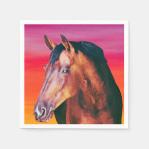 Bay Horse Gradient Napkins