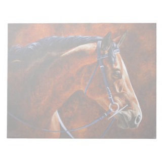 Bay Horse Hanoverian Warmblood Notepad
