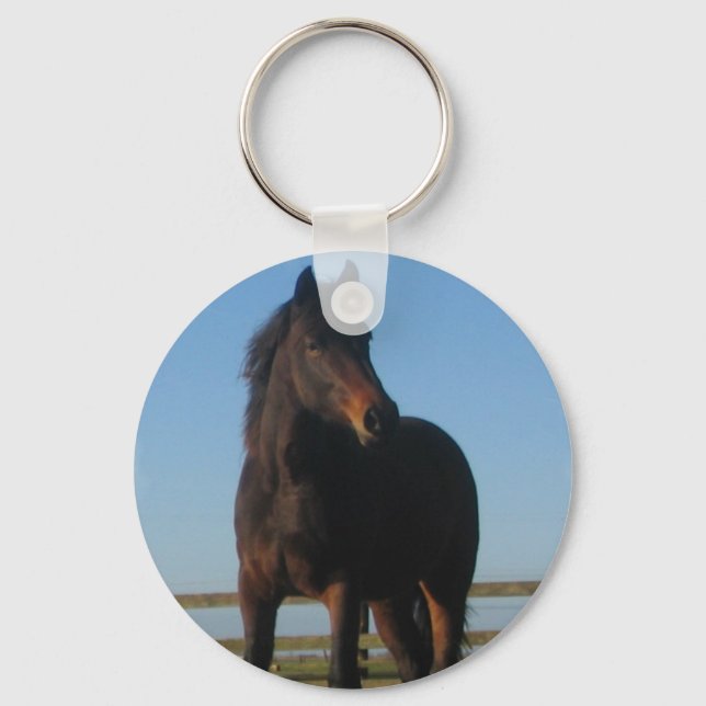 Bay Horse Keychain (Front)