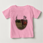 Bay Horse on Toddler T-Shirt