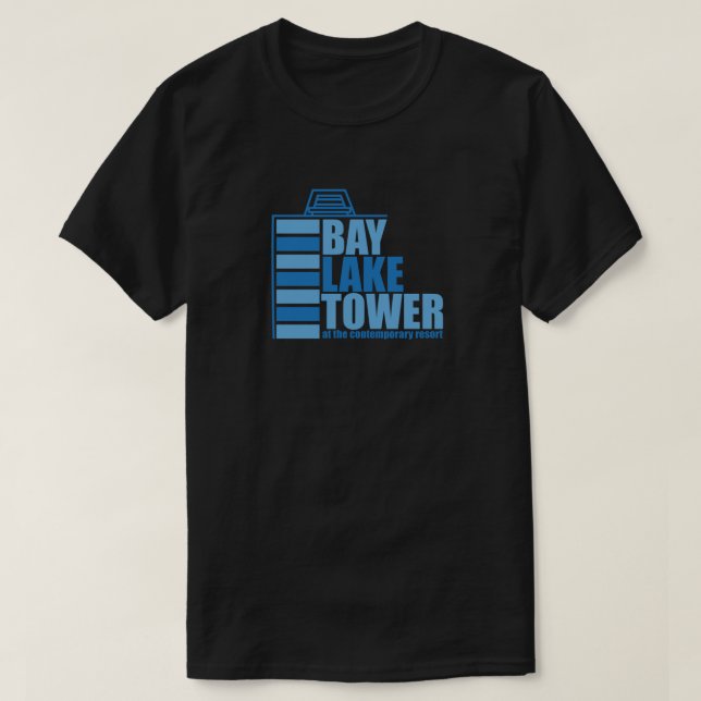 Bay Lake Tower 1 T-Shirt (Design Front)