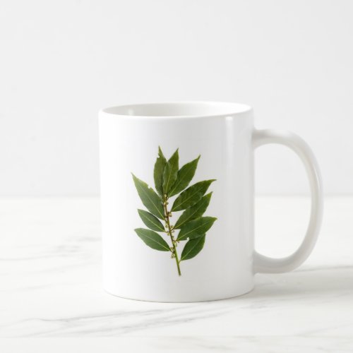 Bay leaf coffee mug