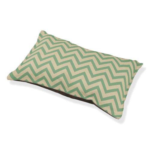 Bay Leaf Spice Moods Chevrons Pet Bed